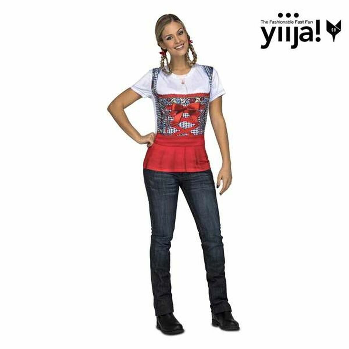 Costume for Adults My Other Me Oktoberfest Lady Red L