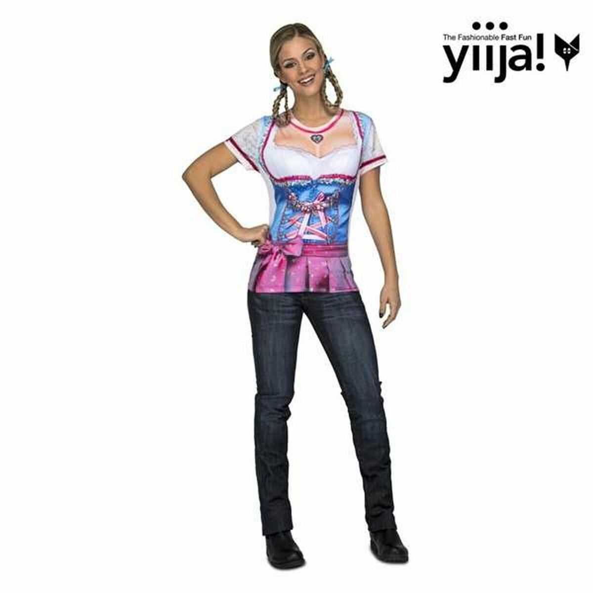Costume for Adults My Other Me Oktoberfest Lady Blue L