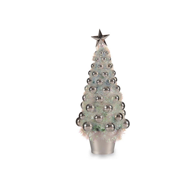 Christmas Tree Krist+ 18CH307/IRIDESCENT Golden polypropylene Plastic Iridescent 16 x 37,5 x 16 cm